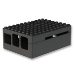 RA182    ACD Black ABS Plastic Building Block case for Raspberry Pi 3 RA182