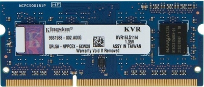   DDR3 4gb (pc-12800) 1600MHz Kingston origina