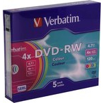 Verbatim DVD-RW 4.7Gb 4x, 5 