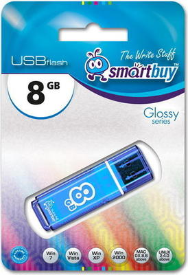 Smart Buy 8GB Glossy series Blue