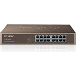 TP-Link TL-SF1016DS Unmanaged, 16x10/100, Rackmount