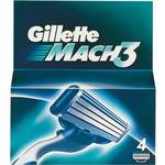 Кассеты Gillette Mach-3 4шт