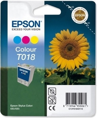 Epson T018 (Original) Stylus 680 color