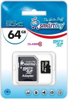 microSD 64gb Smartbuy Class10 