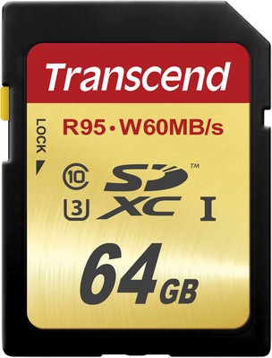 Secure Digital Card 64Gb Transcend TS64GSDU3