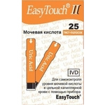 Тест-полоски EasyTouch 25шт на мочевую кислоту