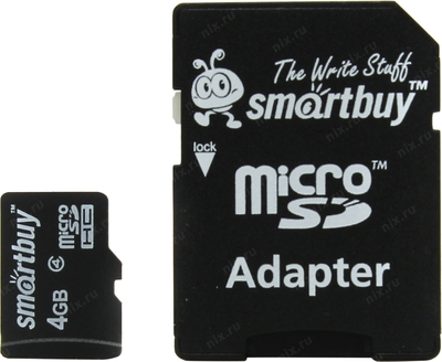 microSD 4Gb Smartbuy SB4GbSDCL4-01