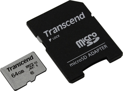 microSD 64Gb Transcend TS64GUSD300S-A