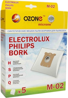 Ozone Microne m-02 Electrolux (s-bag) 5 