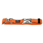 Hunter ошейник для собак ALU-Strong L (45-65 см) нейлон с метал застежкой оранжевый 9680