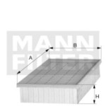 Фильтр автомобильный воздушный Mann-filter C 35 154