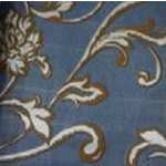 Пленка самоклеющаяся Grace 45см/8м 5980-45 коричневые цветы на синем фоне, повышенная плотность
