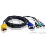 Aten USB-PS/2 Hybrid Cable.; 3M*2L-5303UP