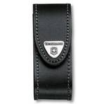 Чехол из нат.кожи Victorinox Leather Belt Pouch (4.0520.31) черный с застежкой на липучке/повор.креп
