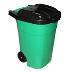 Альтернатива М4663 Бак для мусора 65л (на колесах)(зеленый)