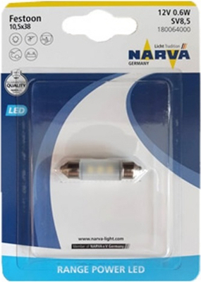 Narva Range Power LED Fest T10.5 12V SV8.5-38/11 (1 a) 18006