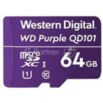 Карта памяти WD Purple Surveillance MicroSDXC WDD064G1P0C 64ГБ Class 10 для видеонаблюдения