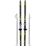 Олимпик Лыжи подростковые Ski Race с палками стеклопластик, унив.крепление, (150/110)