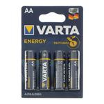 Батарейка алкалиновая Varta Energy, AA, Lr6-4bl, 1.5В, блистер, 4 шт. 5217300 Varta