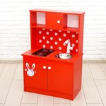 Игровая мебель «Кухонный гарнитур: Зайка», цвет красный ZABIAKA 4182388