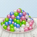 Шарики для сухого бассейна «Перламутровые», диаметр шара 7,5 см, набор 150 штук, цвет розовый, голуб