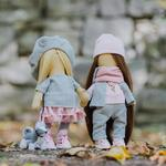 Интерьерные куклы «Подружки Вики и Ники- на прогулку» набор для шитья, 15,6 ? 22.4 ? 5.2 см    47167