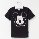 Футболка детская Disney "Mickey Mouse", рост 110-116 (32), чёрный Disney 3974395