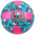 Мяч волейбольный ONLITOP «Кошечка», размер 2, 150 г, 2 подслоя, 18 панелей, PVC, бутиловая камера ON