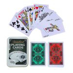 Карты игральные пластик "Poker range", 54 шт, 8.8х5.8 см, 28 мкр, микс 1267618