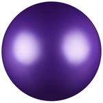 Мяч для художественной гимнастики, силикон, металлик, 15 см 300 г, AB2803, цвет фиолетовый 4240959