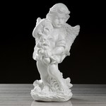 Статуэтка "Ангел с яблоками", белый, 50 см 5008990