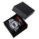 Подарочный набор 2 в 1 "Совушки": наручные часы и браслет 4483231