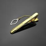 Зажим для галстука стальной"Классический" галка, цвет золото Queen fair 1618044