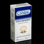 Презервативы Contex Extra Sensation с крупными точками и ребрами, 12 шт Contex 3730472