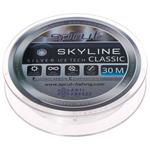 Леска зимняя Sprut Skyline Classic Fluorocarbon Composition IceTech 0,145 мм, 4,05 кг, цвет серебрис