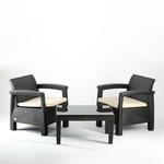Набор мебели "Калифорния" 3 предмета: 2 кресла, стол, цвет шоколад 7060890