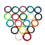 Пластик LuazON Abs-20, для 3Д ручки, 20 цветов по 10 метров + трафареты №2 7425532