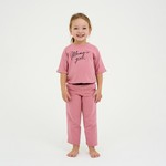 Пижама (футболка, брюки) Kaftan "Pink" рост 98-104 (30) 7096237