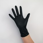 Перчатки A.d.m. нитриловые, размер XL, 8 гр, 100 шт/уп, цвет чёрный A.d.m. 4834908