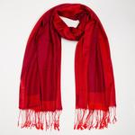 Палантин текстильный, цвет красный, размер 70х180 Rossini 7369711