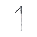 Палка для скандинавской ходьбы, телескопическая, 3 секции, до 135 см, (1 шт), цвет чёрный Onlitop 25