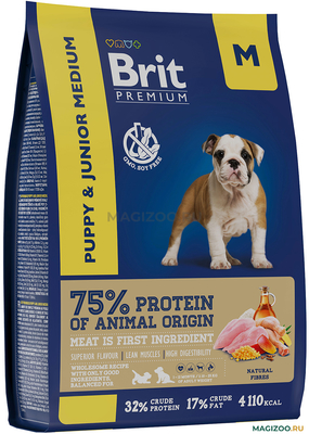 Brit Premium Dog Puppy and Junior Medium 8