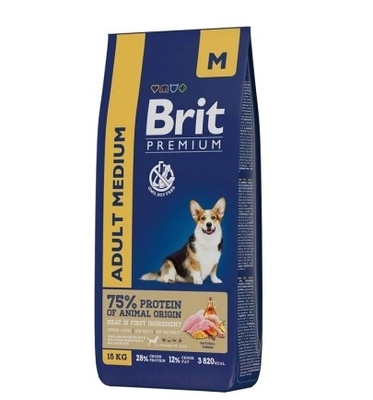 Brit Premium Dog Adult Medium 5049967