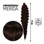 Мерида Афрокудри, 60 см, 270 гр, цвет шоколадный/тёмный шоколад Hkb4/33а (Ариэль) Queen fair 7664722