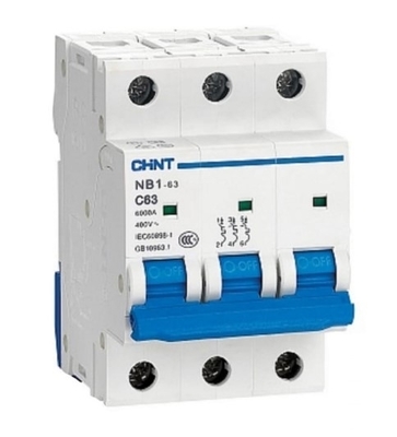 Chint NB1-63, 3P, 25A, 6
