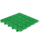 Модульное пластиковое покрытие 33 х 33 х 0,9 см, зеленый 1469559 (по 1шт)