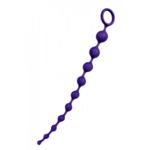 Анальная цепочка ToDo by Toyfa Grape, силикон, фиолетовая, 35 см, O 2,7 см 356005
