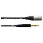 Cordial CFM 9 MV инструментальный кабель XLR male/джек стерео 6,3 мм, 9,0 м, черный