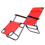 Кресло-шезлонг складное красное CHO-153 Ecos 993135