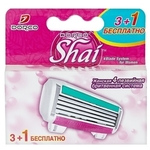 Сменные кассеты для бритья Dorco Shai Reina 4 лезвия, 4 шт